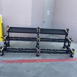 OKPRO 3 Tier Dumbbell and Medicine Ball Rack