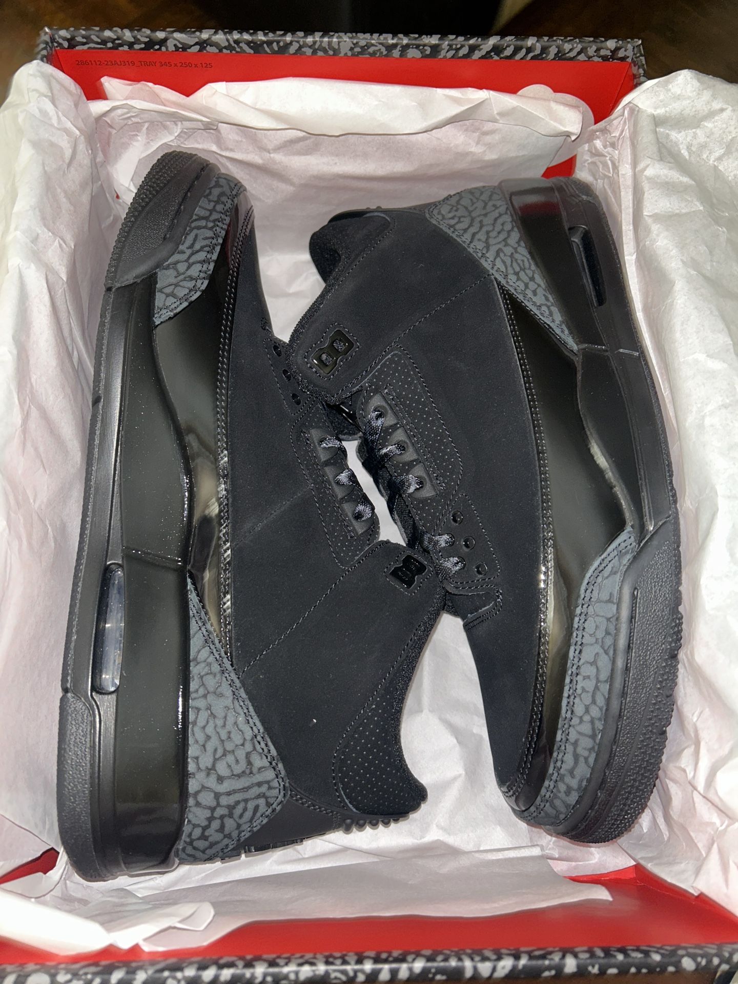Jordan 3 Black Cat Size 11