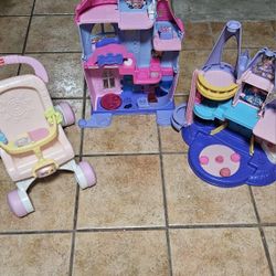 Doll Houses And Stroller