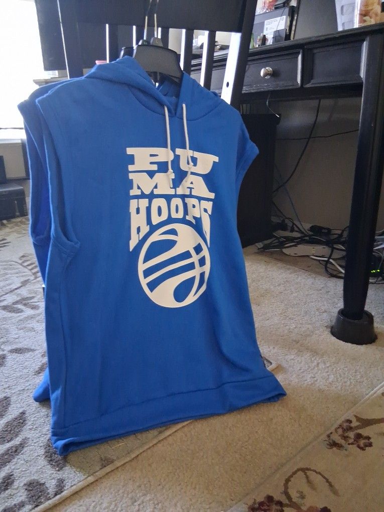 Puma Men's Sleeveless Hoodie . New M Or L or XL $19 Each