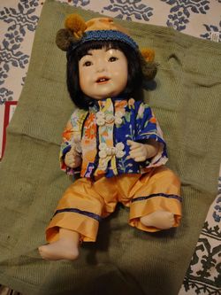 Japanese doll, porcelain