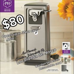Princess House Abrelatas Electrico Can Opener Electric
