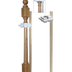 NEW Stairway Gate Mounting Kit, Fits Posts for 2 3/4 Inches to 3 1/2 Inches Wide New, Open Box