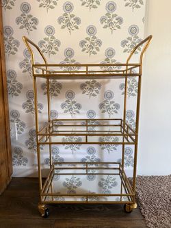 Brass Bar Cart