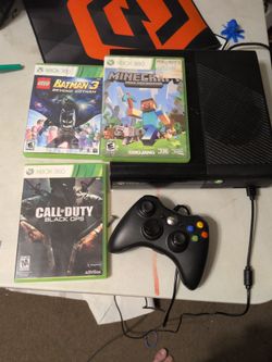 xbox 360 with games