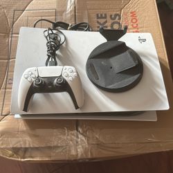 Playstation 5 Disc With Controller And Stand