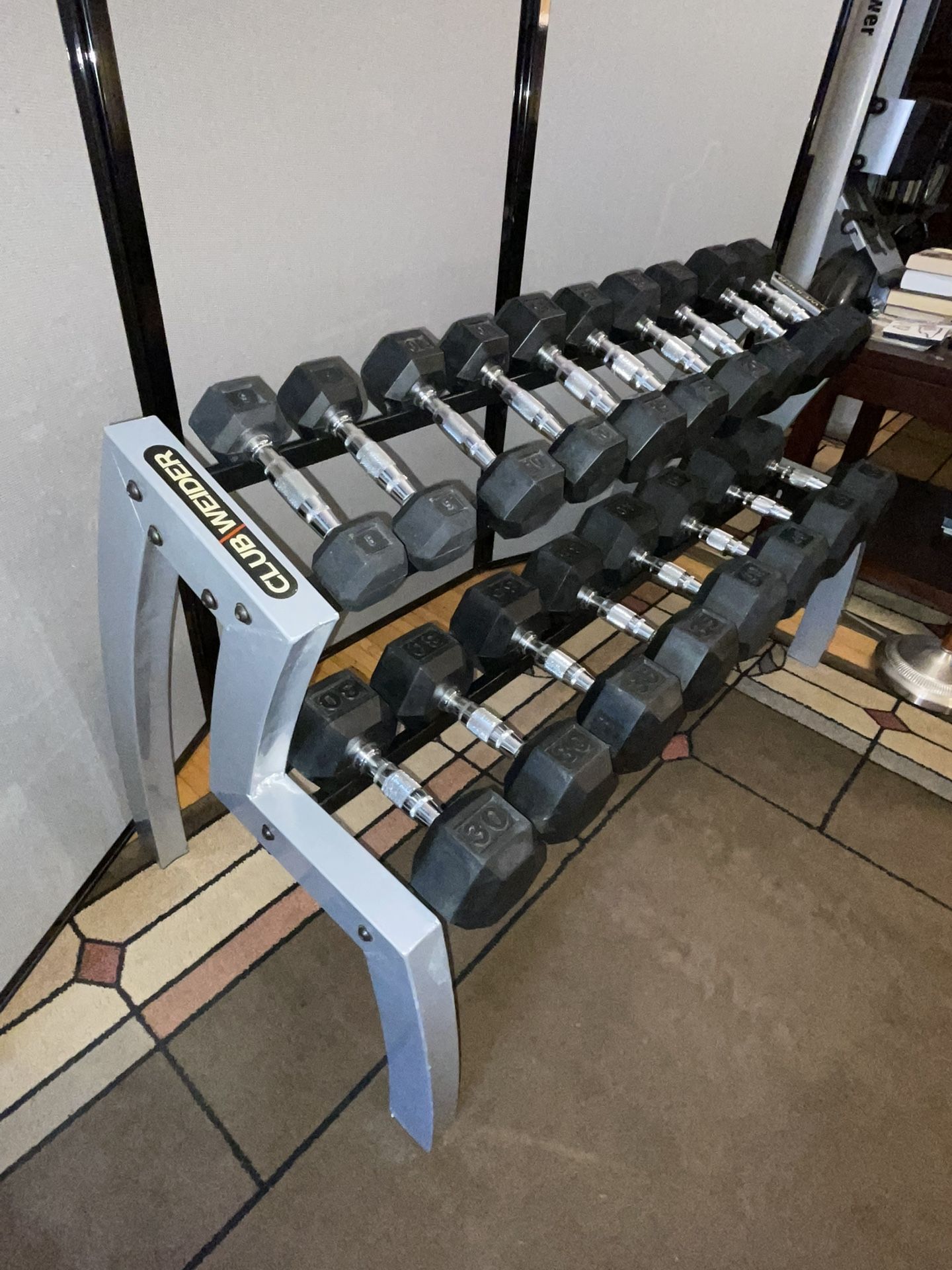 Dumbbell Set with Rack