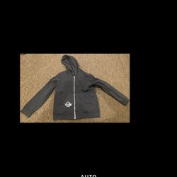 Peace Love World Girls Black Zip Hoodie Jacket Size M