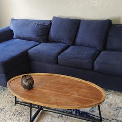 Navy Blue Sofa  Couch 