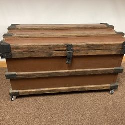 Jobox Trunk Metal Storage Vintage Antique