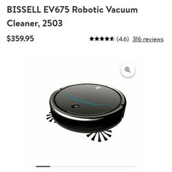 Bissell Robotic Vacuum New In Box