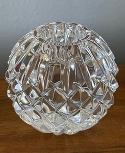 2 Vintage Waterford Crystal "Candela" Ball Candle Holders