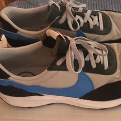 Nike Waffle Debut Gray Laser Blue