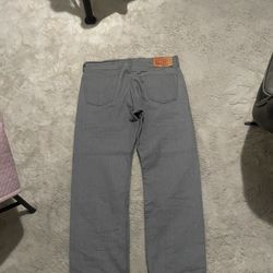 Grey Levi’s 501s