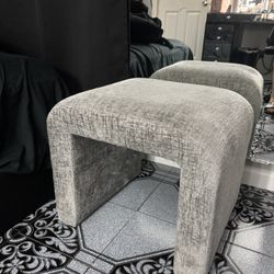Modern Jacquard Bench (small room chair)
