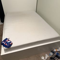 Full Size IKEA Bed Frame And Mattress $100