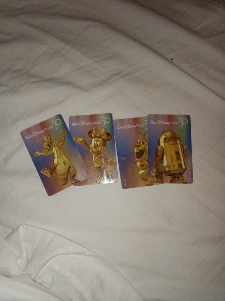 4 One Day General Admission Tickets For Disney World