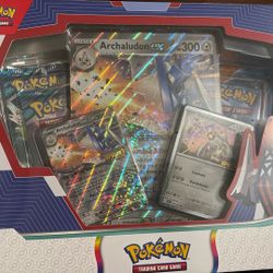 Pokémon Reshiram Ex & Archaludon Ex Box