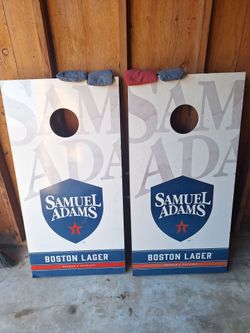 Samuel Adams Boston Lager Cornhole Board Set