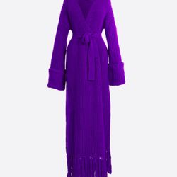 Hanifa Miya Knit Dress - Purple