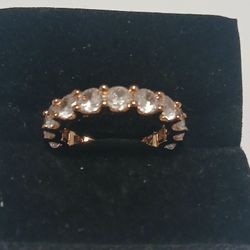 Rose Gold Eternity Band Ring
