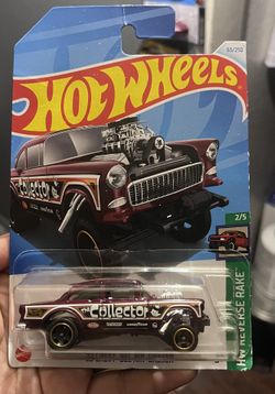 Hot Wheels 1957 Chevy 350 drag car #HotWheels #DragRacing