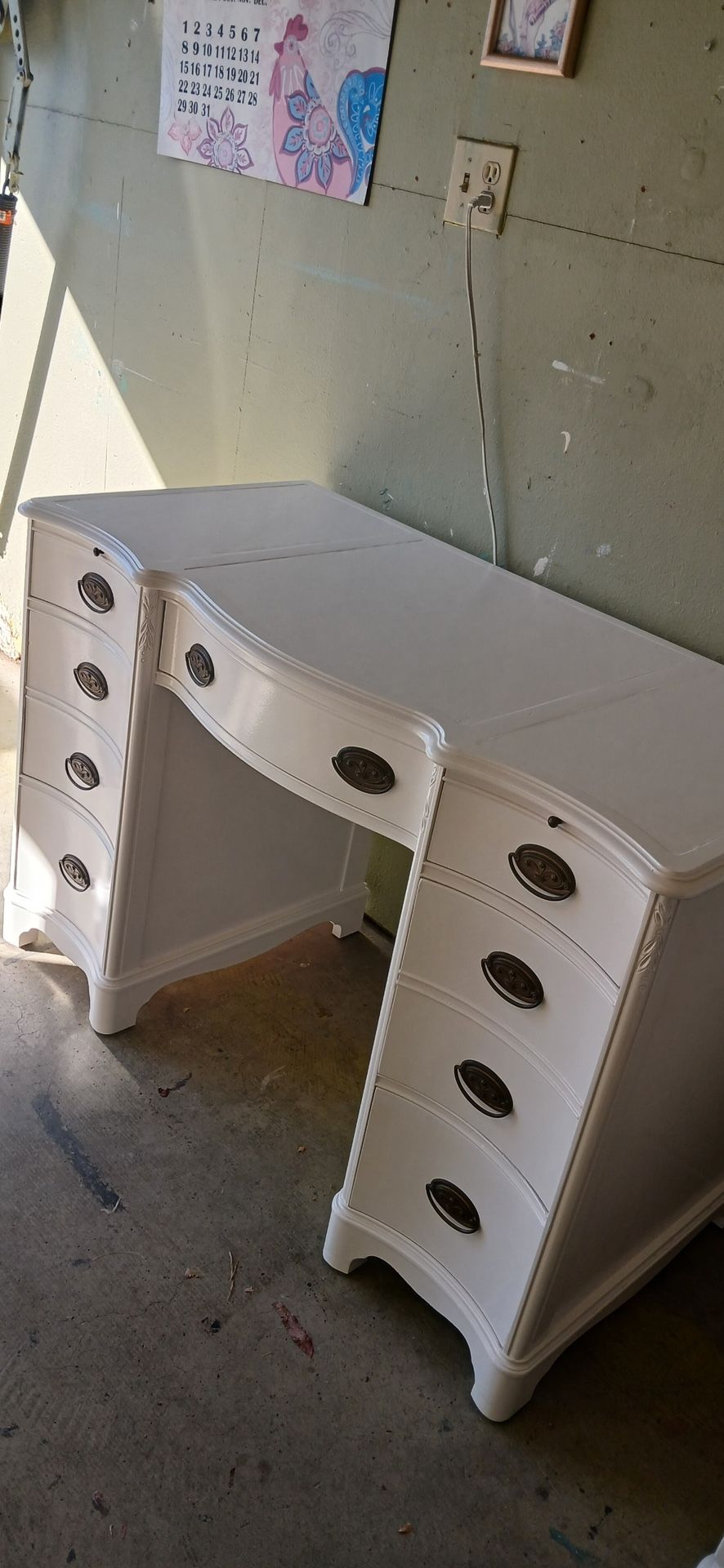 Refurbished Antique Hardwood Desk