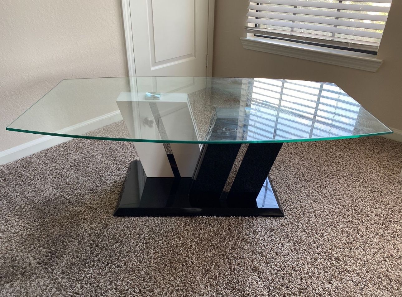 Elegant Designer Glass Coffee Table