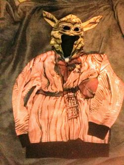 *NEW OFFICIAL STAR WARS KIDS (S) HOODED MASK JACKET*