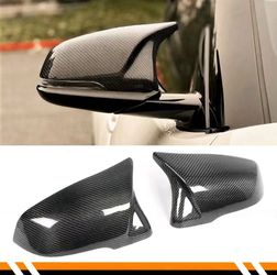 BRAND NEW 2020-2025 TOYOTA SUPRA A90 M STYLE CARBON FIBER REPLACEMENT MIRROR COVERS CAPS