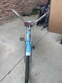 Vintage Blue Cruiser Bicycle