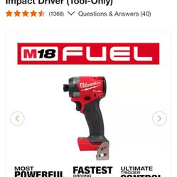Milwaukee 1/4 in. Hex Impact Driver (Tool-Only)