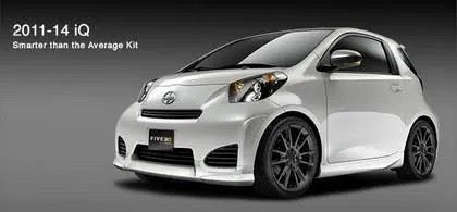 3d carbon body kit for a 2012 Scion iQ  4 pc .