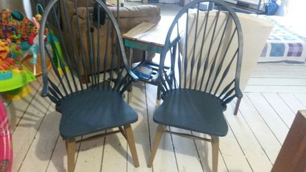 Antique dining chairs