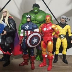 Marvel Lefends Avengers Captain America  Ironman Thor Hulk Sentry