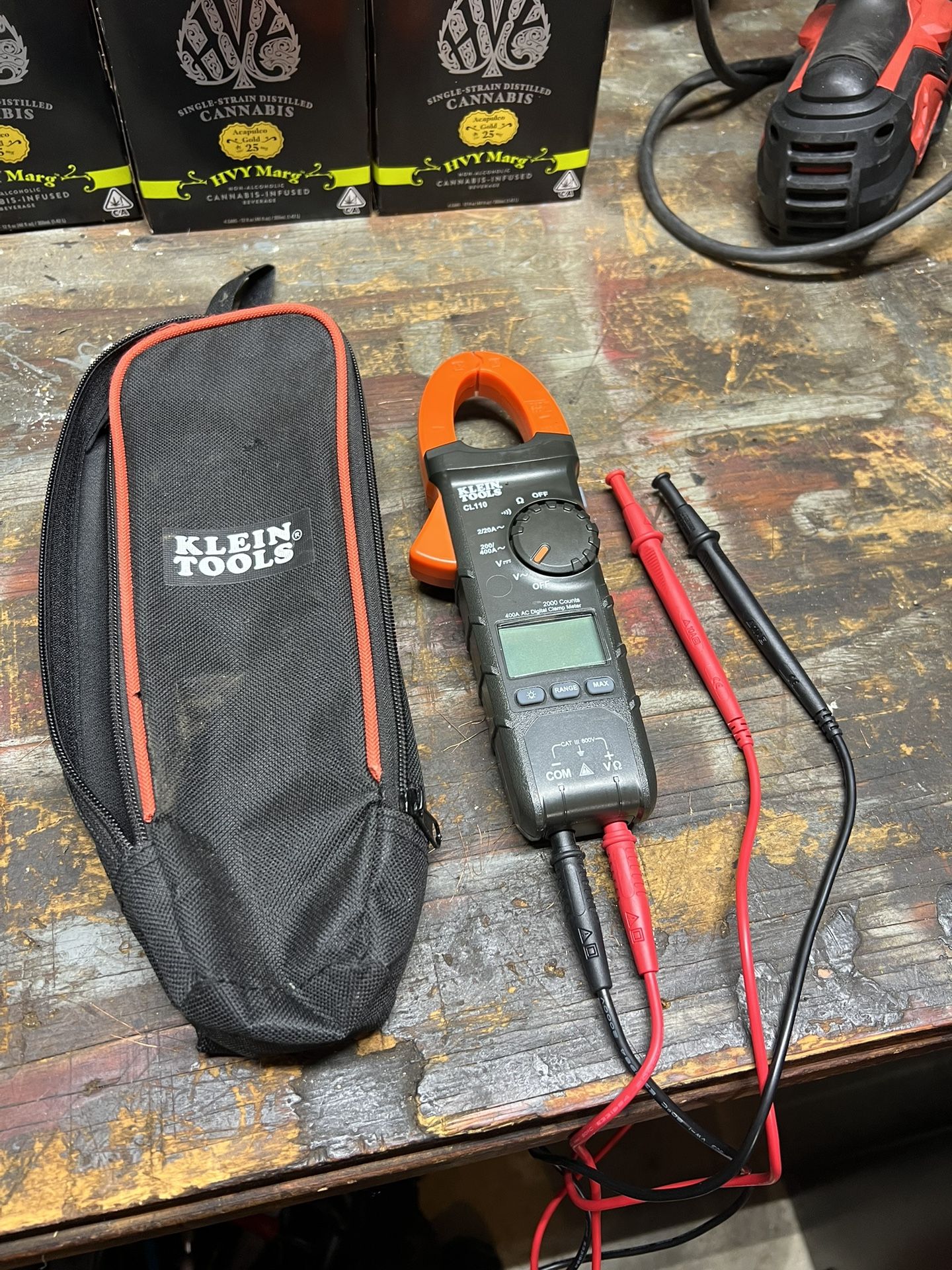 Klein Tools CL110 Digital Clamp Multi Meter AC Auto Ranging 400A for