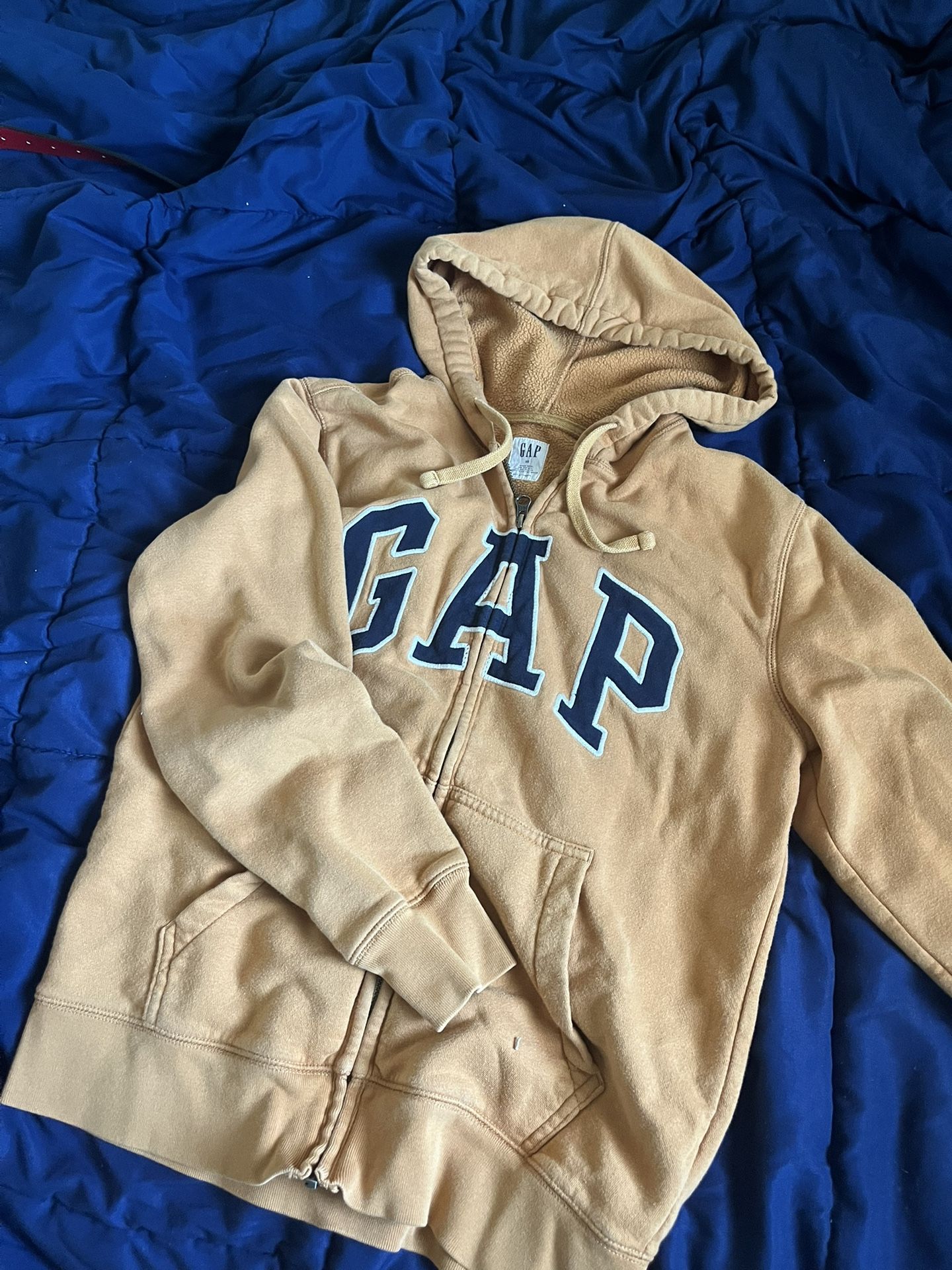 Gap Tan Zip Up Hoodie