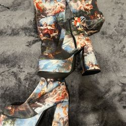 Platform Thigh High Boots 