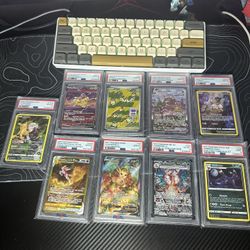 Large Pokemon Graded And Ungraded Lot 