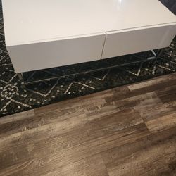 White Glossy Coffee Table