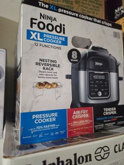 Ninja Foodi XL 12-in-1 Pressure Cooker & Air Fryer – 8qt (OS401)