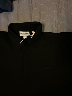 Lacoste Black Polo Shirt Size Medium