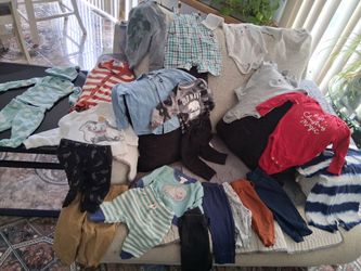 Lot of 21 baby boy clothes 6-9 months