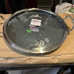 Princess Heritage® Tri-Ply Stainless Steel 10"/25.4cm Skillet Sartén de 10"/25.4cm de Acero Inoxidable Tri-Ply Princess Heritage®