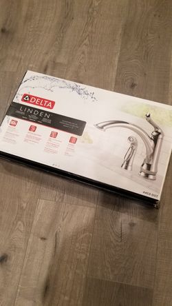 New Delta kitchen faucet and sprayer