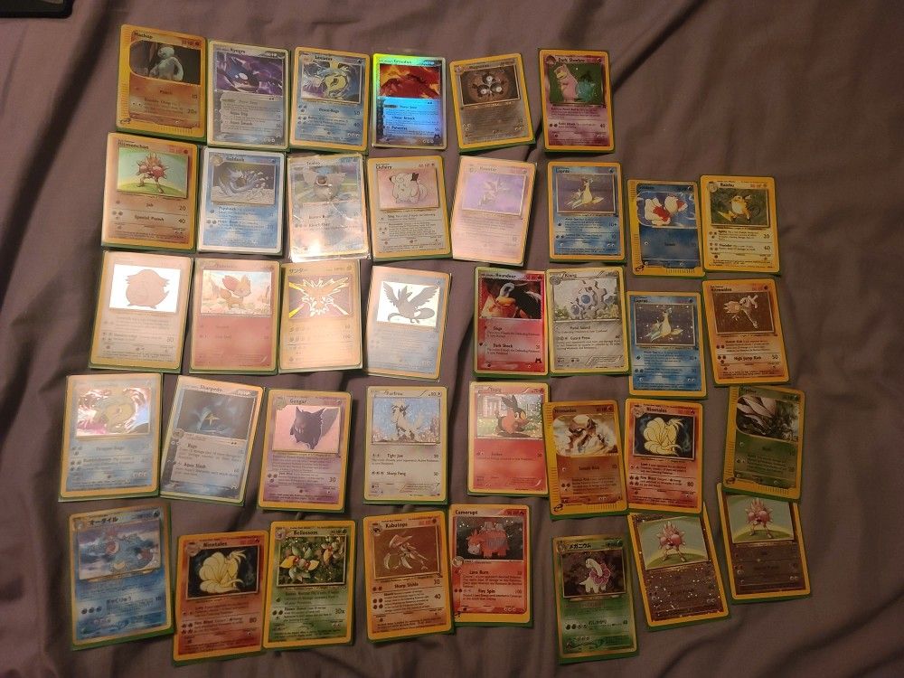 38 holo pokemon cards