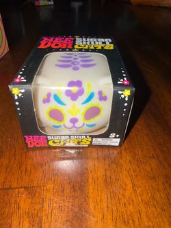 Nee Doh Sugar Skull Cats Stress Ball
