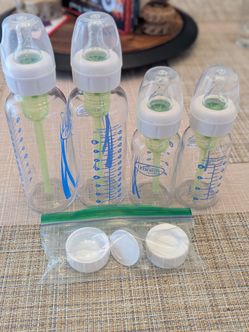Dr. Brown GLASS bottles (4) total)