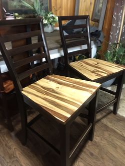 2 Counter Height Chairs . 
