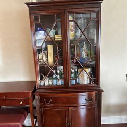 Contemporary mirror dressing with stool,wine cabinet and sideboard.